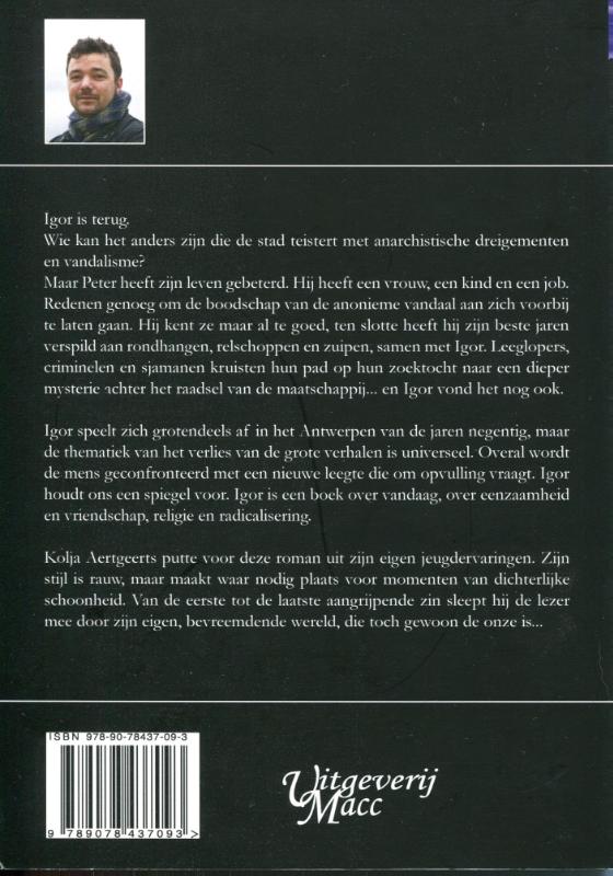 Achterkant van Igor