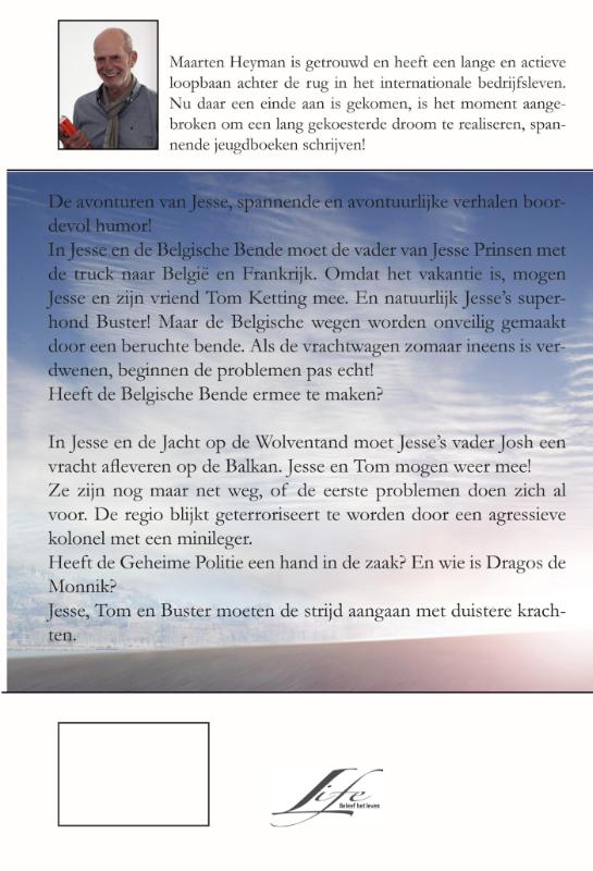 Achterkant van Jesse en de Belgische bende; Jesse en de jacht op de wolventand