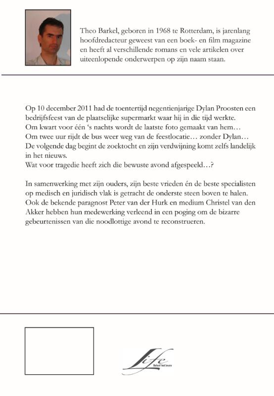 Achterkant van Dylan Proosten