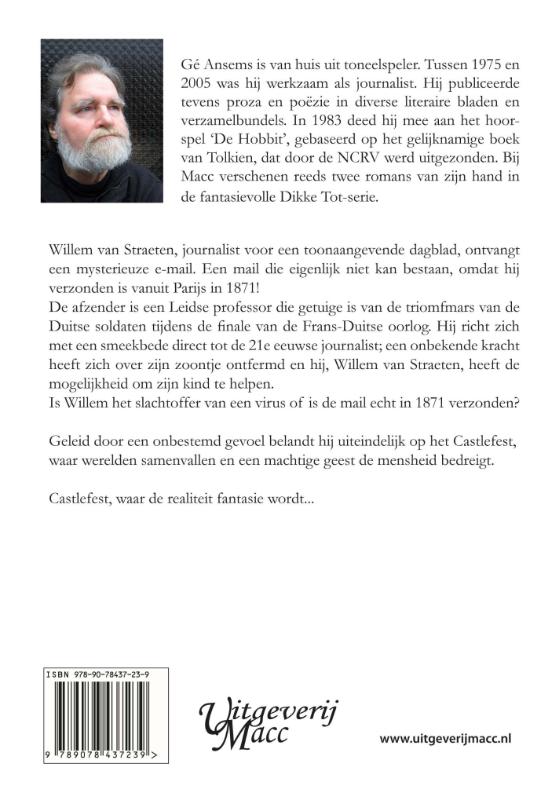 Achterkant van Wanneer de zon terugdraait