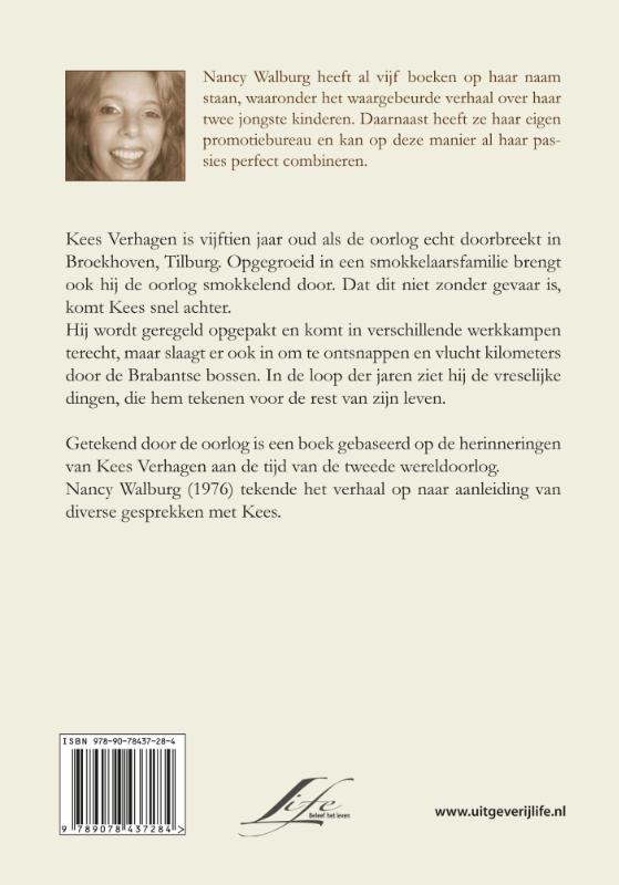 Achterkant van Getekend door de oorlog
