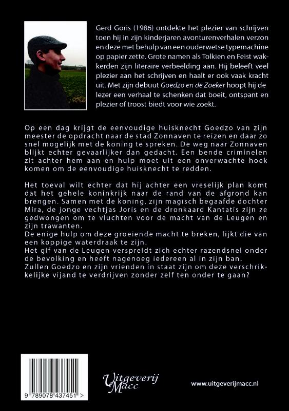 Achterkant van Goedzo en de Zoeker