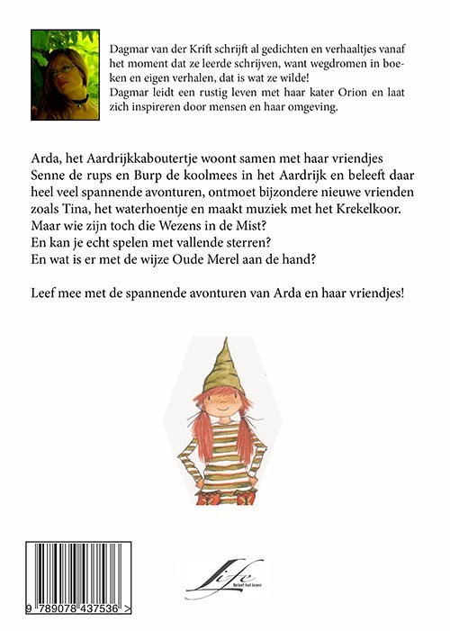 Achterkant van Arda het Aardrijkkaboutertje