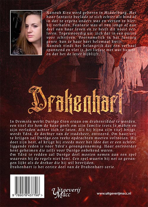 Achterkant van Drakenhart