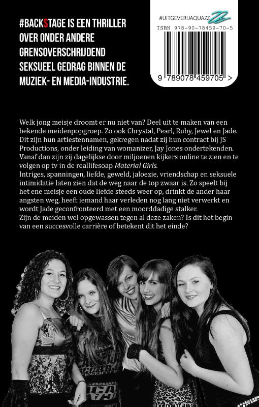 Achterkant van #backstage