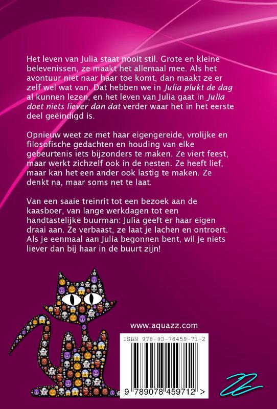 Achterkant van Julia