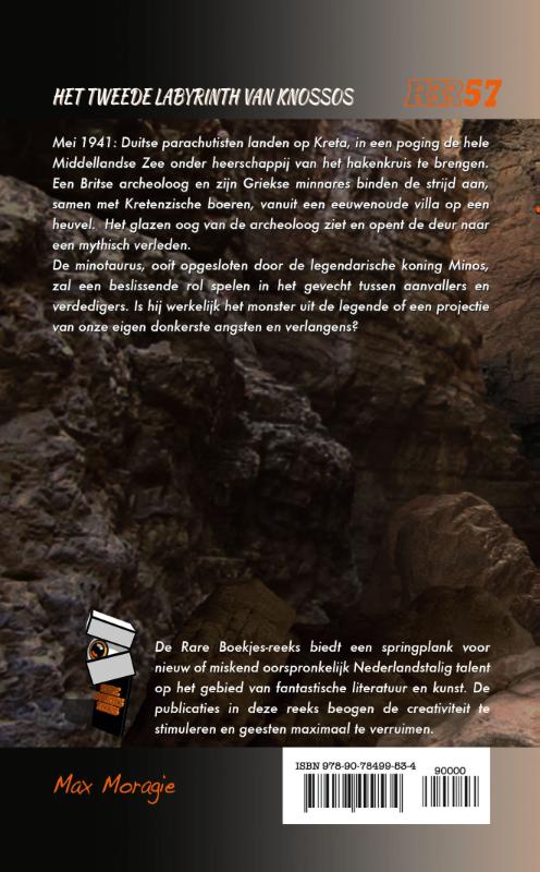 Achterkant van Het tweede labyrinth van Knossos
