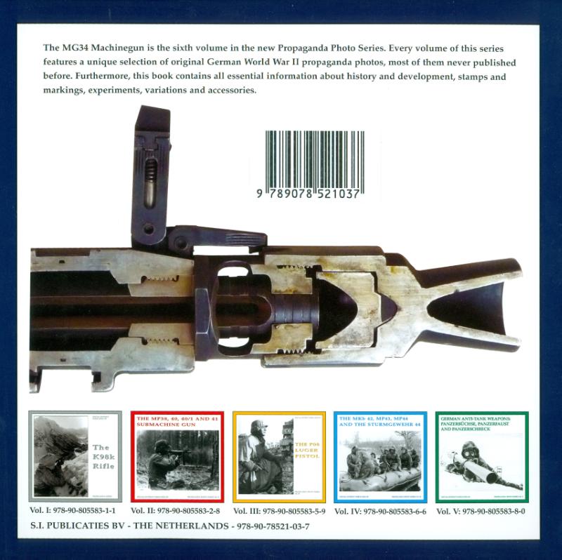 Achterkant van The MG34 Machinegun