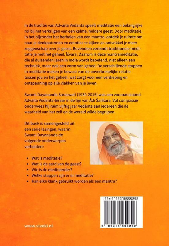 Achterkant van Meditatie