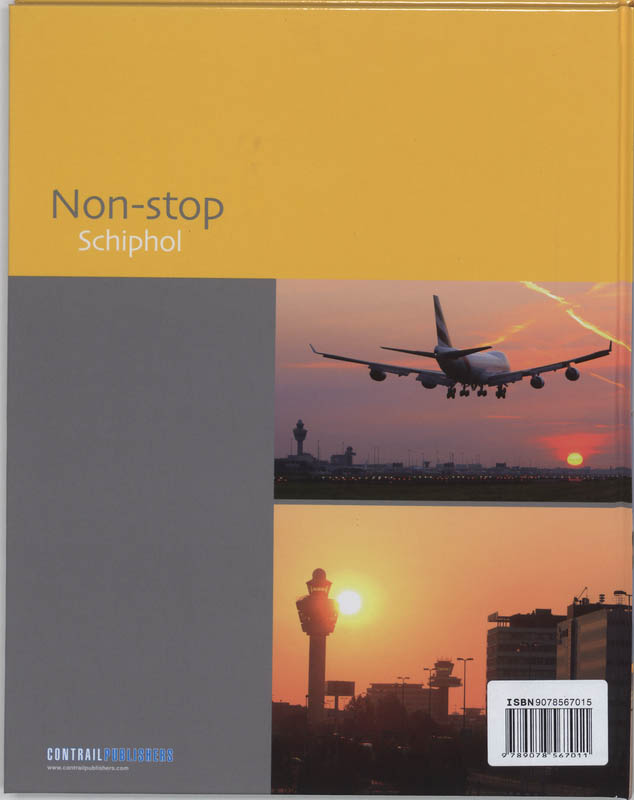 Achterkant van Non-stop Schiphol