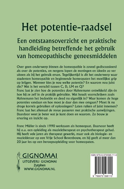 Achterkant van Het Potentie-raadsel