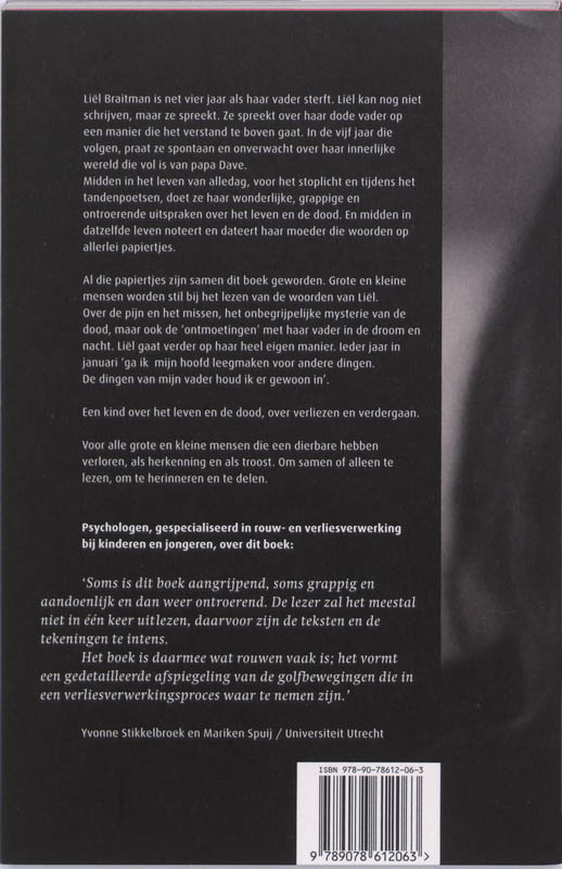 Achterkant van Mijn vader is een engel
