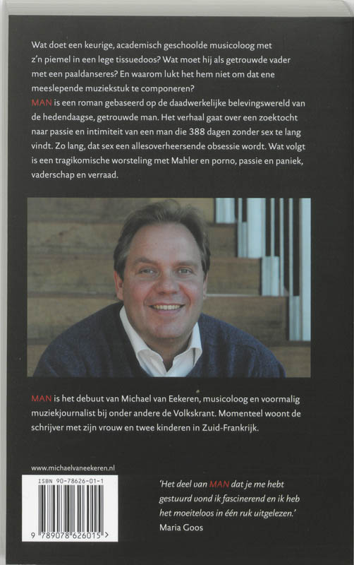 Achterkant van Man