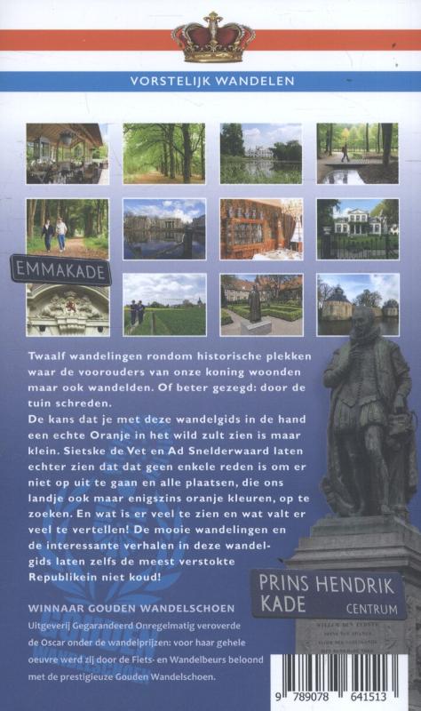 Achterkant van Vorstelijk wandelen