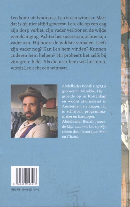 Achterkant van Mijn naam is Leo