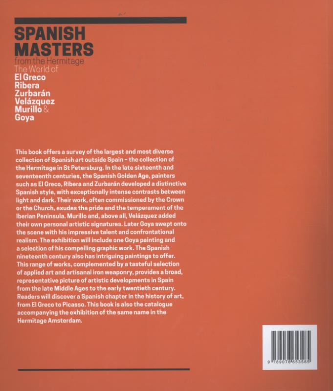 Achterkant van Spanish masters from the Hermitage