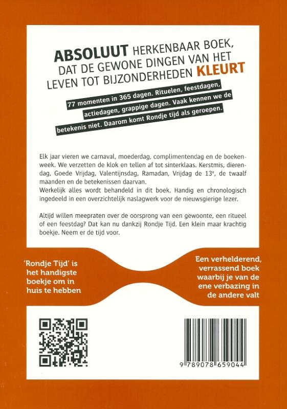 Achterkant van Rondje tijd