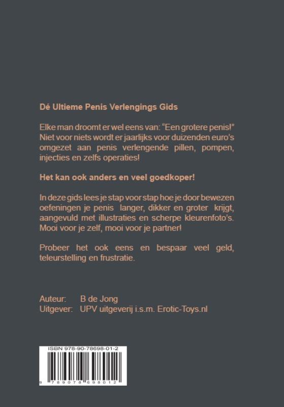 Achterkant van De Ultieme penisverlengingsgids