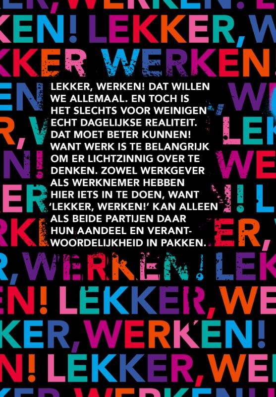 Achterkant van Lekker, werken!