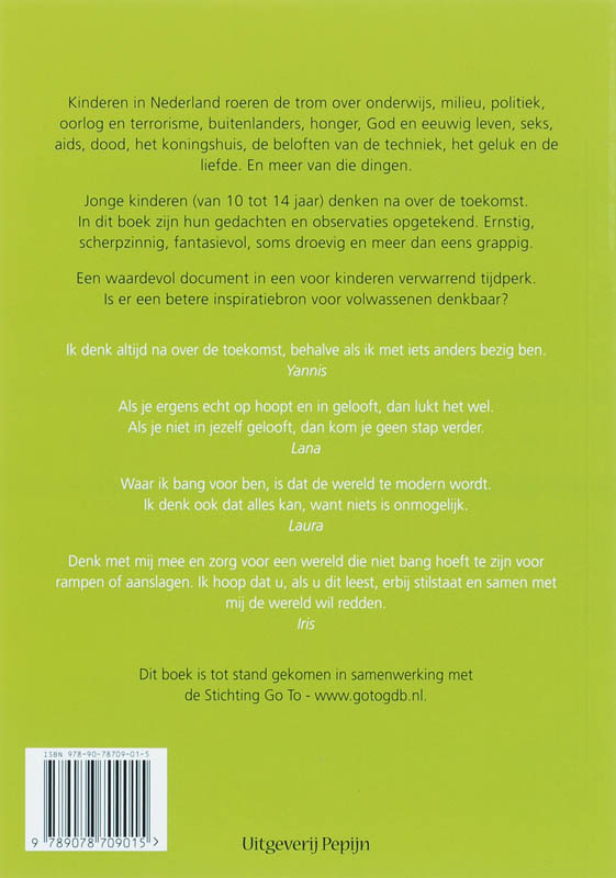 Achterkant van De toekomst, daar komt geen eind aan!