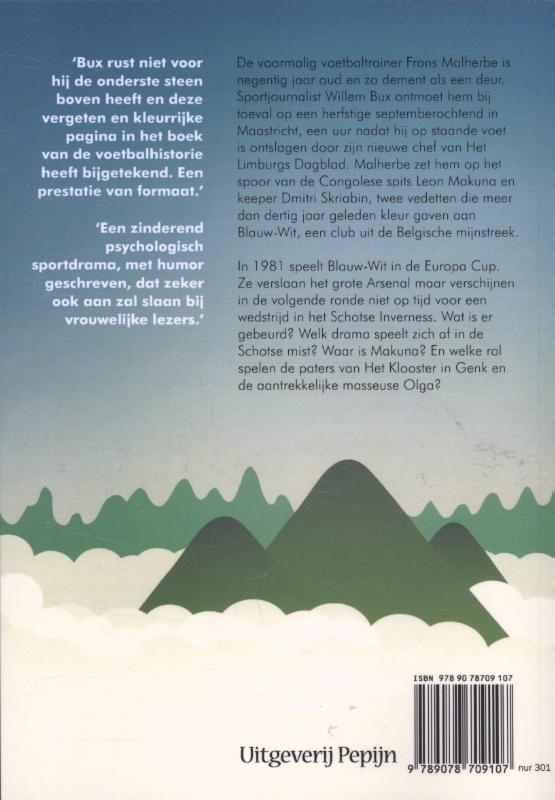 Achterkant van Het elftal dat de mist inging