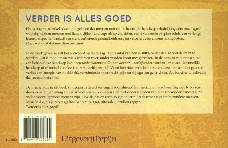 Achterkant van Verder is alles goed
