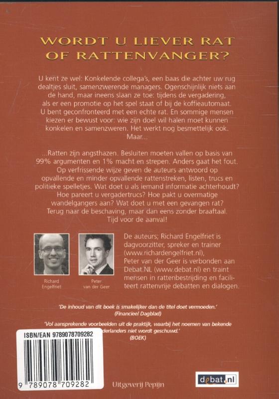 Achterkant van Hoe vang ik een rat?