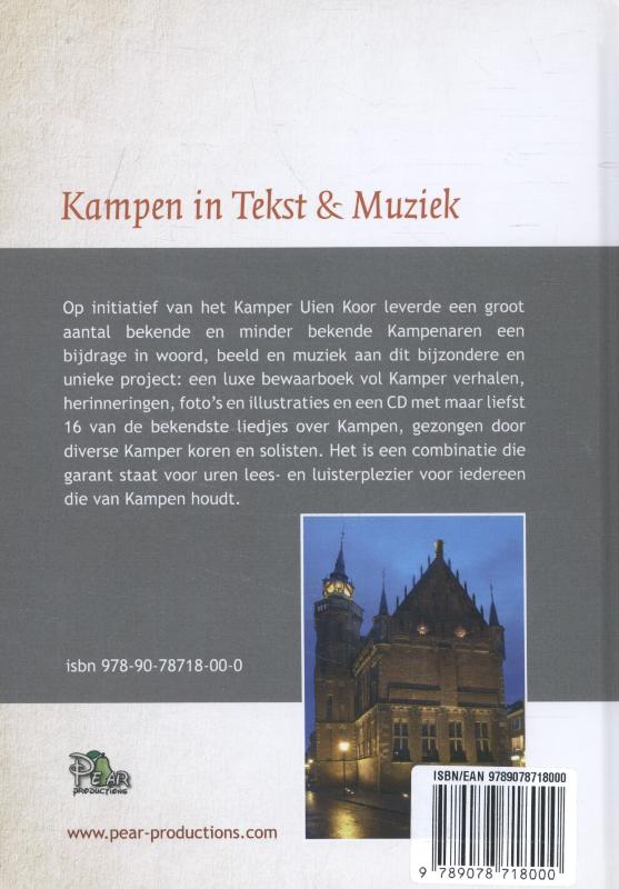Achterkant van Kampen in Tekst en Muziek