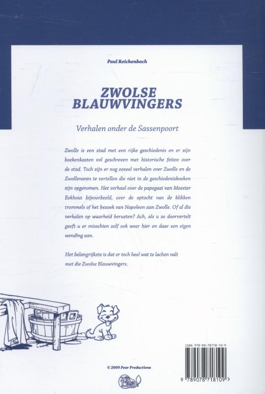 Achterkant van Zwolse Blauwvingers