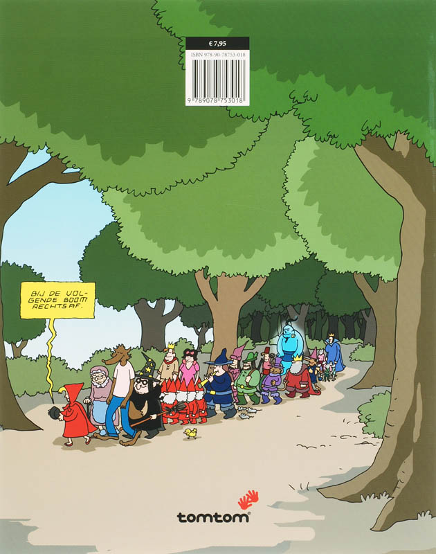 Achterkant van Verdwaald