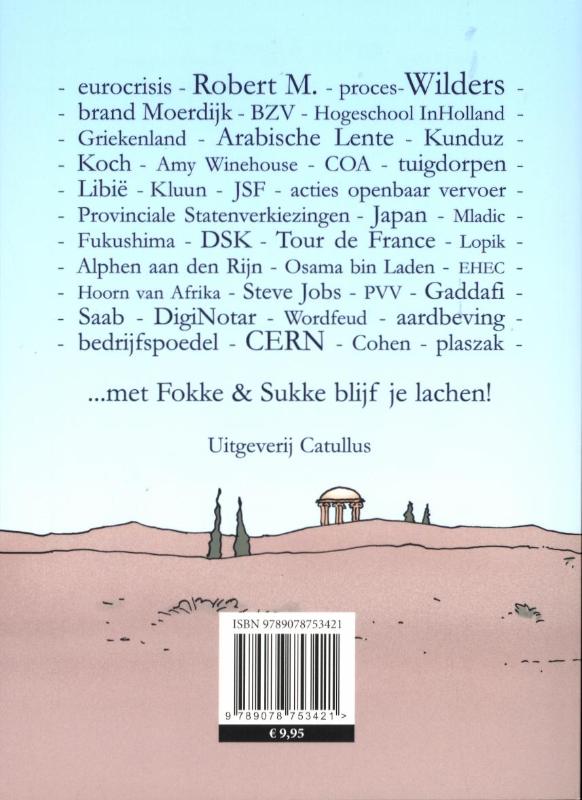 Achterkant van Het afzien van 2011