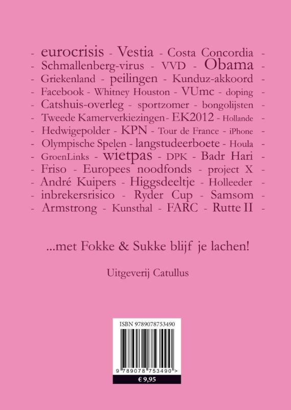 Achterkant van Het afzien van 2012