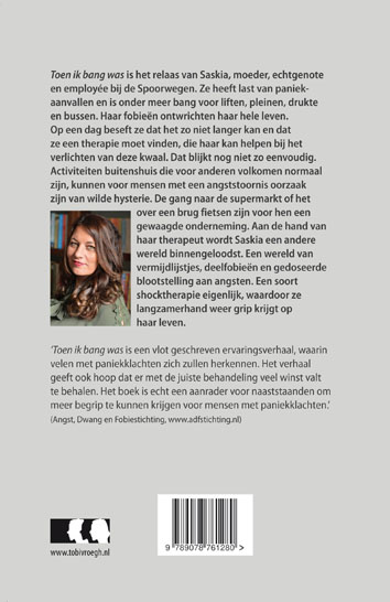 Achterkant van Toen ik bang was
