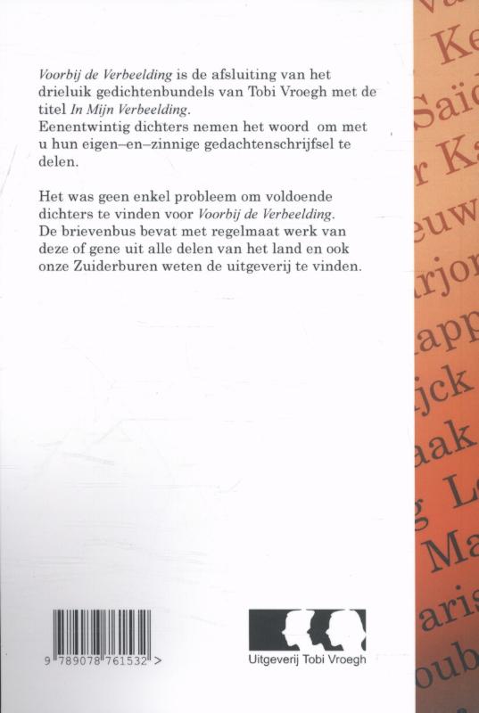 Achterkant van Voorbij de verbeelding