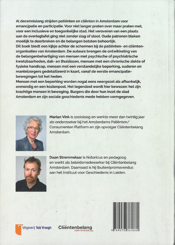Achterkant van Krachtige mensen in beweging