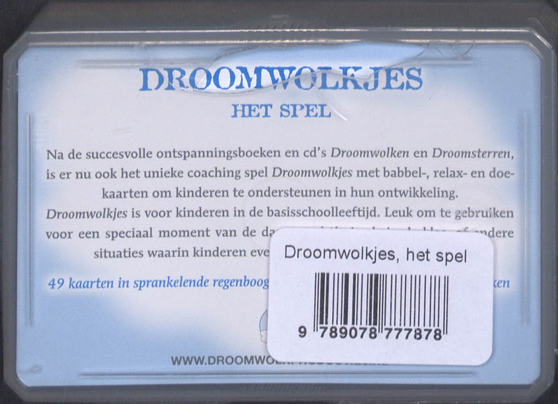 Achterkant van Droomwolkjes, het spel