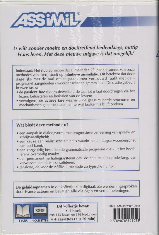 Achterkant van Frans zonder moeite