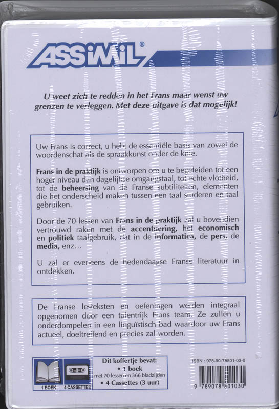 Achterkant van Frans in de praktijk