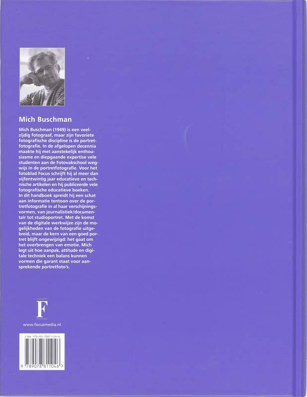 Achterkant van Handboek digitale Portretfotografie