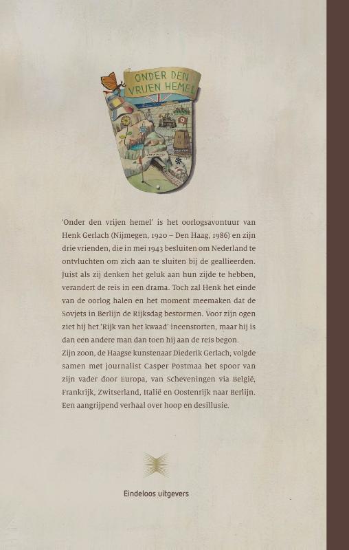 Achterkant van Onder den vrijen hemel
