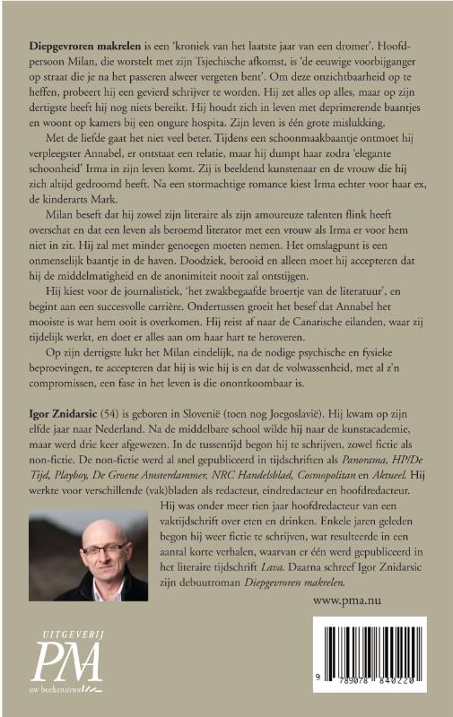 Achterkant van Diepgevroren makrelen