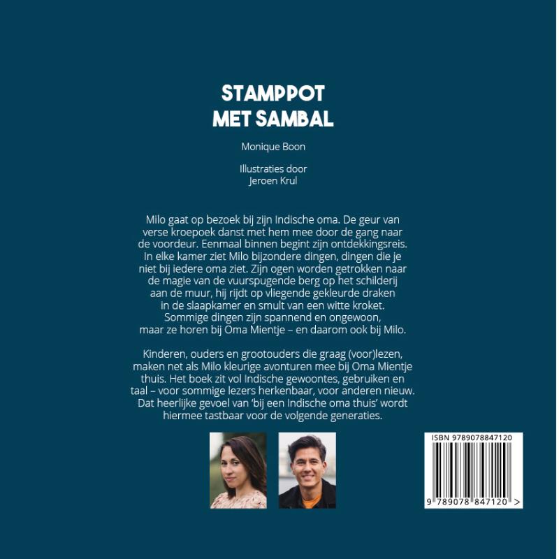 Achterkant van Stamppot met Sambal