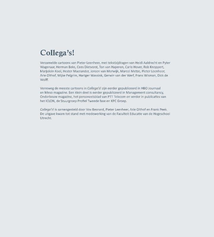 Achterkant van Collega's!