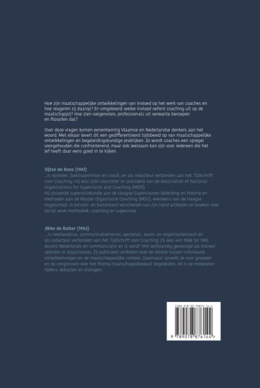 Achterkant van Coaching in context