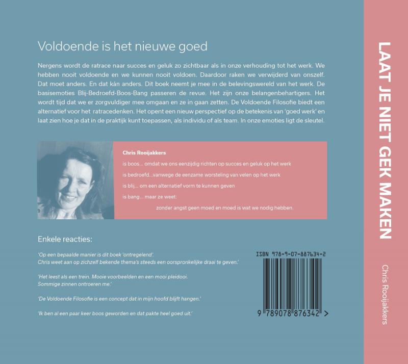 Achterkant van Laat je niet gek maken