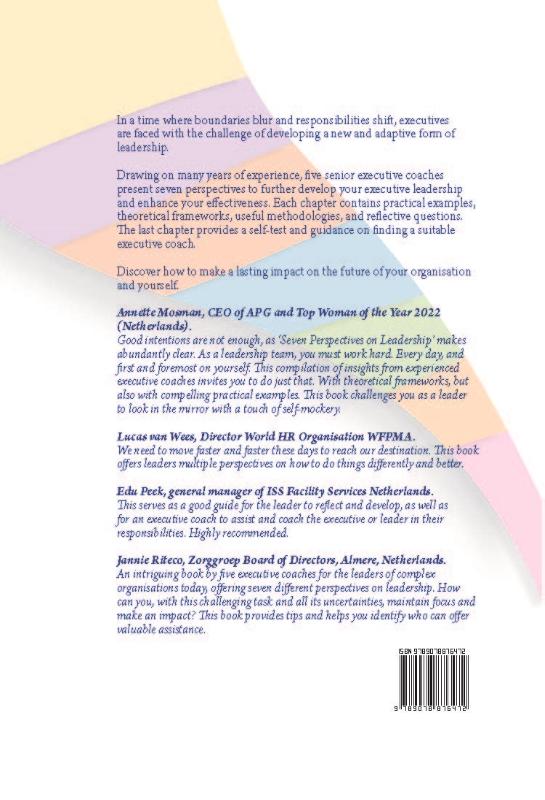 Achterkant van 7 Perspectives on Leadership
