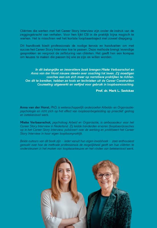 Achterkant van Career Story Interview