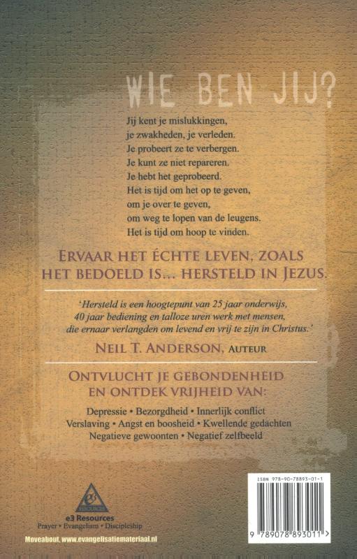 Achterkant van Hersteld