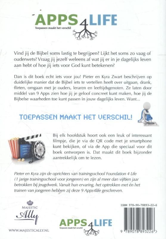 Achterkant van Apps4Life