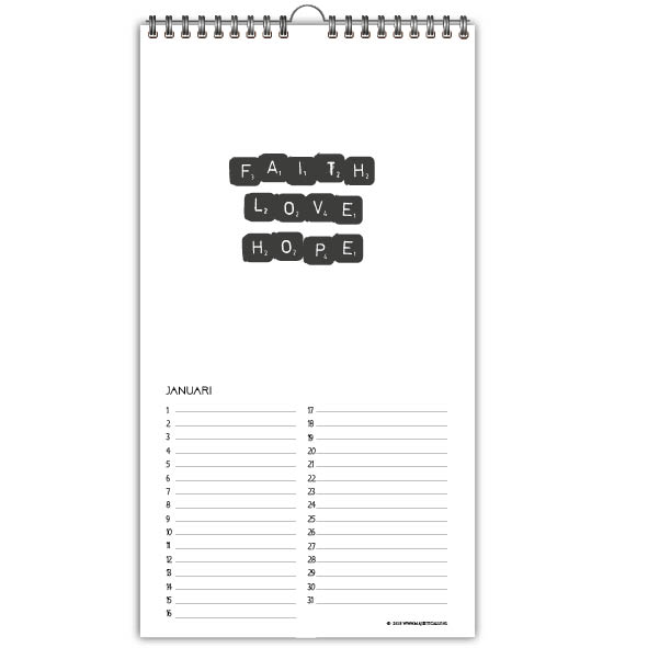Achterkant van Words and Letters